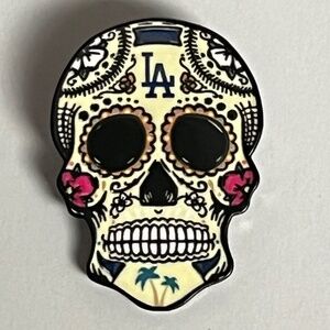 LA Dodgers Sugar Skull Hat Pin Pins Streetwear Hats Bag Baseball Fitted New Erao
